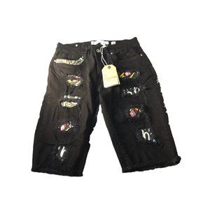 Boys' Black Jean Shorts